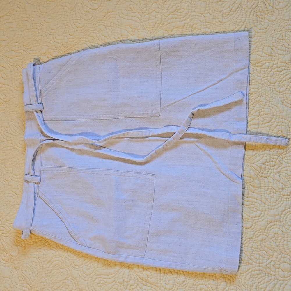 Linen Envelope Skirt